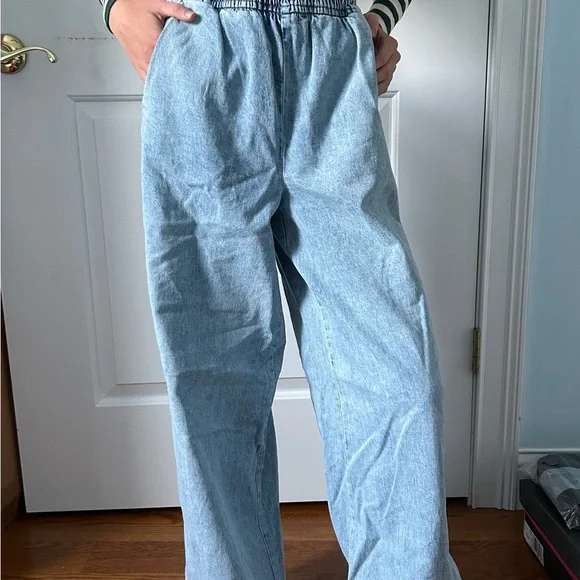 We Wore What Straight Leg Pull On Jeans - Picture 3 of 4